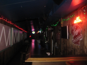 Inside Champion's Pub.