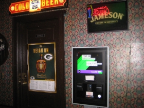 Inside Champion's Pub.