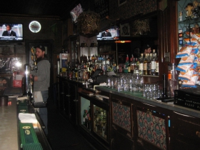 Inside Champion's Pub.