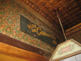 Inside Champion's Pub.