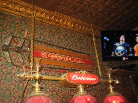 Inside Champion's Pub.