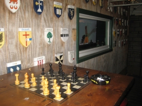 Inside Champion's Pub.