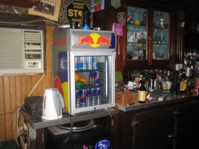 Inside Champion's Pub.