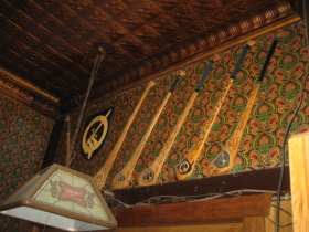 Inside Champion's Pub.