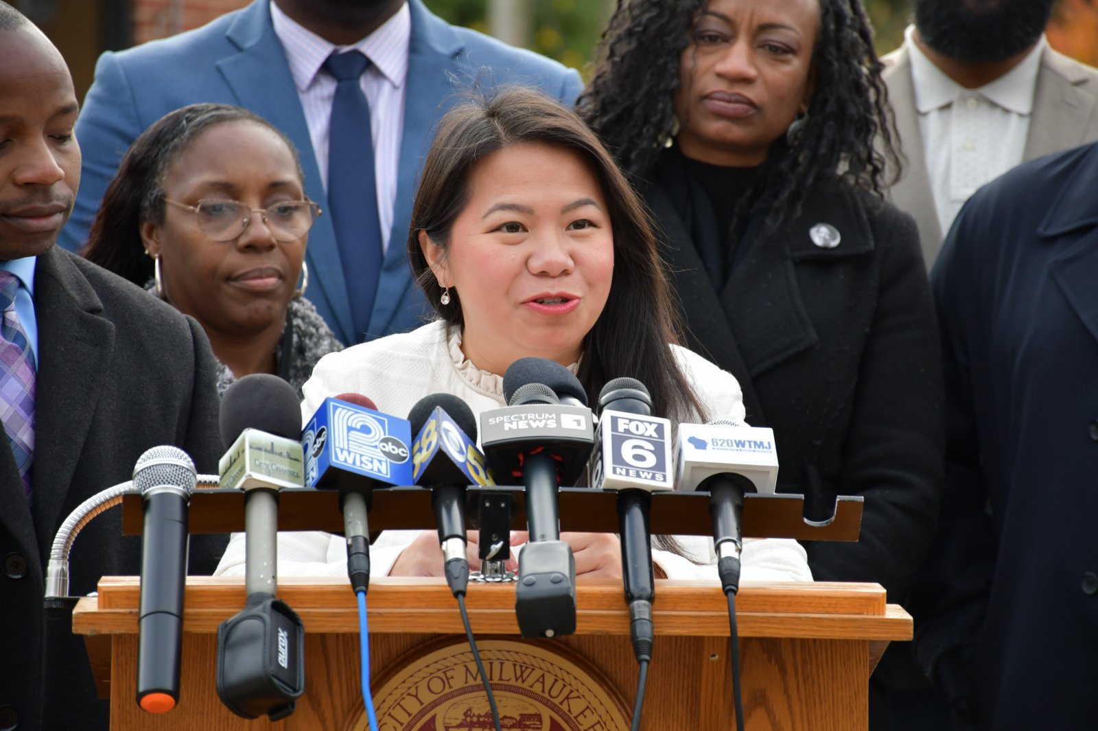 Diana Vang-Brostoff at Brostoff Bill Signing