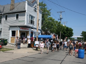 Milano's during Locust Street Festival