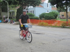 Dave Reid on the B-Cycle.