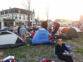 Camping out for a spot in the Riverwest 24.