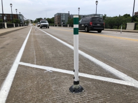North Avenue Bridge Protected Bike Lane
