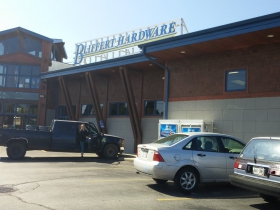 Bliffert Hardware interrupts N. Weil Street.