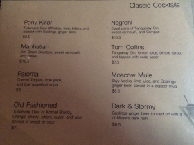 Classic cocktails