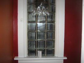 Restroom window