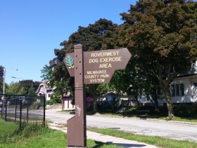 Dog park on Weil Street.