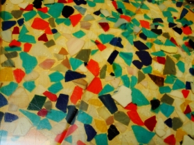The bar top.