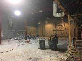 Construction of Gathering Place Brewing Company