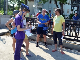 Harvey Opgenorth Guides Riders on a Tour Through Blue Dress-Park