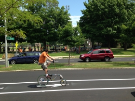 Double decker bike.