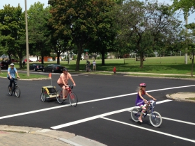 People of all ages participated.