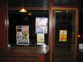 This Center Street door was once that of a barber shop.