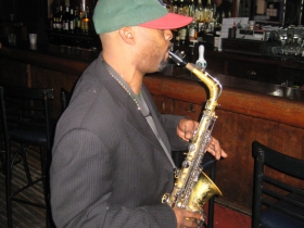 Getting tuned up for Saturday and Sunday's 30th anniversary celebrations at the Uptowner.
