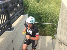 Running the manifest up the stairs?