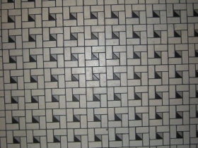 Bathroom floor at TWO