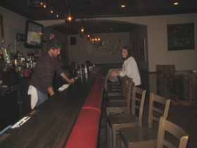 The bar.