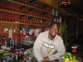 Tending bar