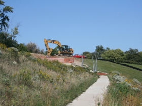 Kadish Park Amphitheater Construction