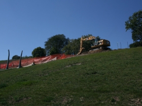 Kadish Park Amphitheater Construction