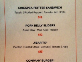 Company Brewing Menu