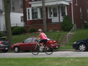 Mariiana Tzotcheva biked 50+ miles during the RW24.