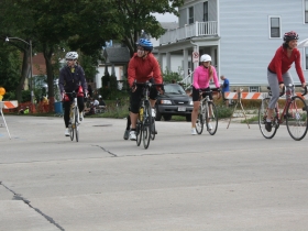 Girls on Bikes.