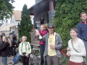 Bart Griepentrog celebrating.