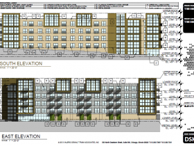 1150 North Apartments South and East updated elevations.