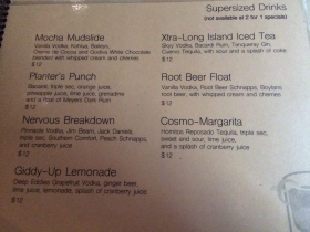 Super sized drinks