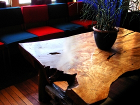 Table with seating.