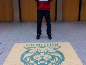 MPS’ Hamilton honor student and basketball standout Kevon Looney with his McDonald’s All American certificate