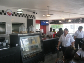 Inside The Diner.