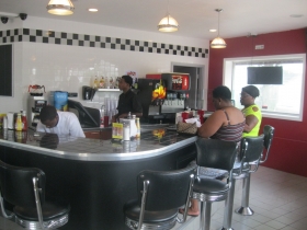 Inside The Diner.