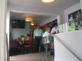 Inside The Diner.