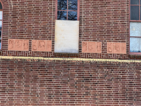 Fairy Tales and Fables on Emanuel Philipp Elementary School Facade