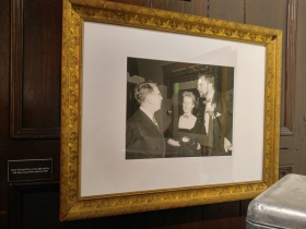 One of many historical images around the tavern