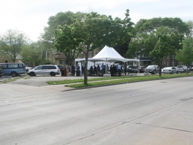 Site of New BMO Harris Bank Branch