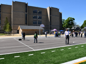 Washington High School Basketball Courts Nearly Complete