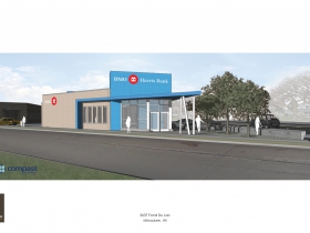 BMO Harris Bank Sherman Park Branch Rendering