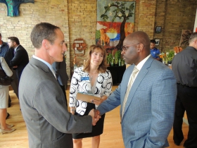 Tim Klont, Charlotte John-Gomez, and Mario Higgins.