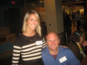 Grace Fuhr and Nik Kovac
