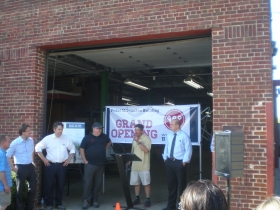 Opening day at the Pedal Milwaukee Building.