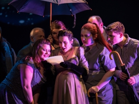 Cast of Carmina Burana in Skylight Music Theatre’s production of Carmina Burana in collaboration with Milwaukee Opera Theatre, Danceworks and Chant Claire Chamber Choir. Carmina Burana runs March 15-31, at Skylight Music Theatre’s Cabot Theatre.